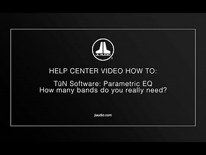 JL Audio Help Center - How many EQ bands do you really need?