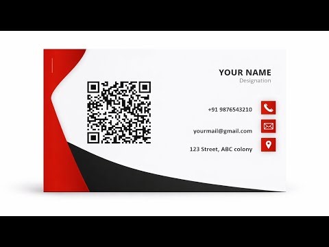 Visiting card in Ms Word full tutorial #iktrickss