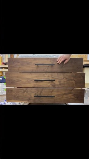 Sneak Peak…Walnut Convertible Dresser