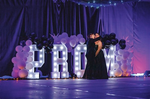 Students dance the night away at Alva's Prom