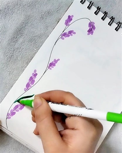 border design 🪻|project #frontpage #youtubeshorts #shorts #borderdesign #border