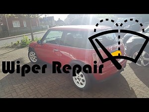 Repair rear wiper motor Mini Cooper R53
