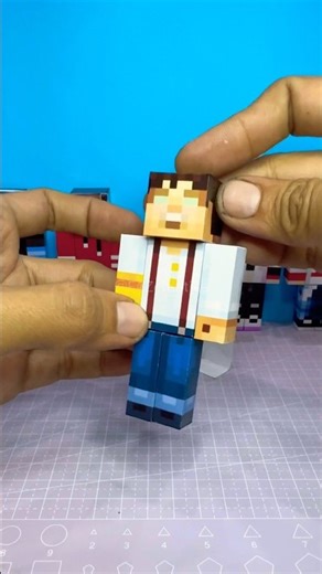 Jesse Minecraft story mode papercraft #shorts