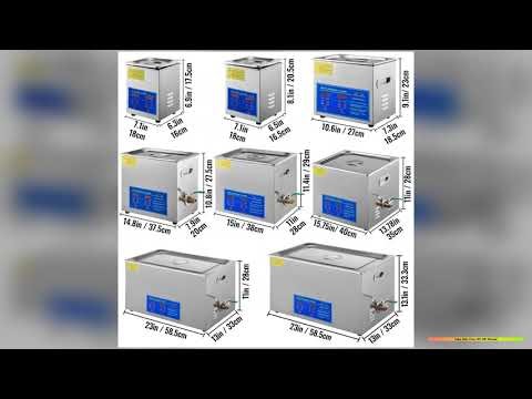 VEVOR 13L 2L 3L 6L 10L 15L 22L 30L Ultrasonic Cleaner LaveDishes Portable Washing Machine