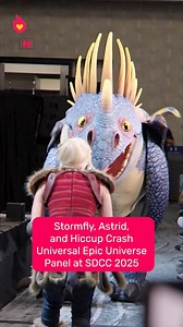 When Stormfly hears the word "fish" 😅 The Universal Orlando Resort Epic Universe panel at #SDCC had the most welcome interruption 💙 | Fandom