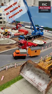 Incredible 😍 Micro Scale RC Trucks, RC Excavator and RC Loader in 1/87 H0 scale! Recorded at the Exhibition Display at Modellbaumesse Ried! Enjoy watching! | RC Action Channel