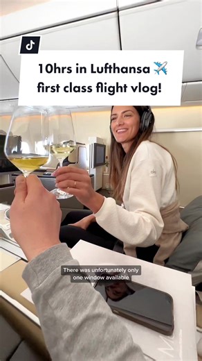 The last of the round-the-world in five first classes trip - what it’s like to fly ten hours in Lufthansa first class on their 748i from Frankfurt to Miami! ✈️ #lufthansa #lufthansafirstclass #firstclass #planetok #flightvlog #traveltips #luxurytravel #laxtoluxury No, this flight was not given to me ☺️
