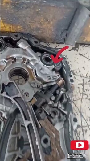Engine Timing Cover Damaged #automobile #problemfix #mechanic #works