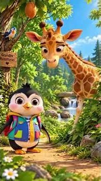 ¡Tukutú conoce a Rafa! 🦒💙 Una nueva amistad comienza