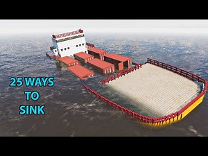 25 WAYS TO SINK A CARGO SHIP | TEARDOWN