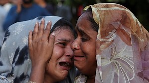 Crews respond to Air India crash