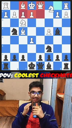 Checkmate In Just 5 Moves #chess #chesstricks