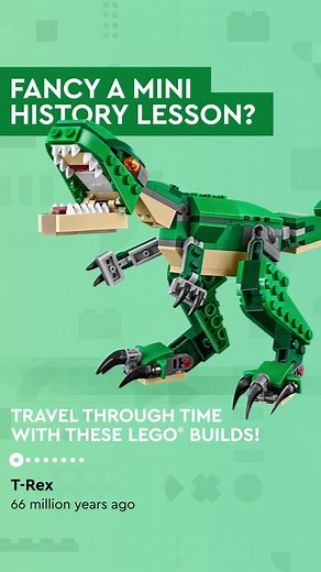 LEGO | Who’s up for a little history lesson? 🦖 | Instagram