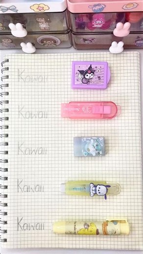 Sanrio Eraser Test – Too Cute to Use?! 😭💖 #shorts #sanrio #cute #eraser #asmr #satisfying #kawaii
