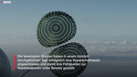 Vereinigte Staaten schießen Hyperschallrakete in einer Machtdemonstration ab