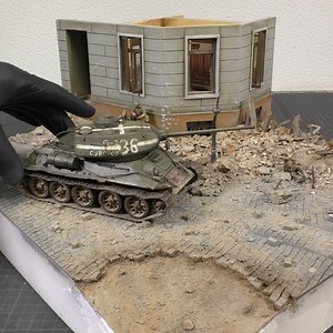 37K views · 664 reactions | Berlin T-34 Diorama Scale 135 | DIY & Crafts | Facebook