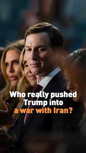 Who really pushed Trump into a war with Iran?