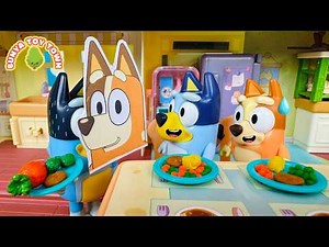 BLUEY - Bandit Pretends To Be Mum | Pretend Play with Bluey Toys