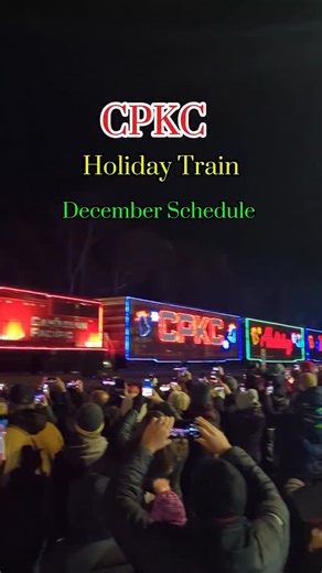 December Schedule for cpkc Holiday train. 🍁🇨🇦 Manitoba Dec 03 7PM - Whitemouth 9.15PM - Winnipeg Dec 05 11.30AM - Portage La Prairie 2.30PM - Neepawa 4PM - Minnedosa 7.15PM - Shoal Lake Saskatchewan Dec 06 10.30AM - Bredenbury 12.15PM - Yorkton 2.50PM - Foam Lake 4.30PM - Wynyard 8.45PM - Saskatoon Dec 7 1.30PM - Wilkie 4.40PM - Macklin Dec 19 12PM - North Portal 3.15PM - Estevan 6PM - Weyburn Dec 20 6PM - Regina 8PM - Moose Jaw Dec 21 9.45AM - Swift Current 1.45PM - Maple Creek Alberta Dec 7