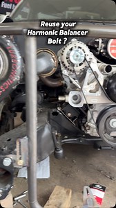 Reusing your harmonic balancer bolt? Don’t. These are torque-to-yield for a reason @dormanproducts #HoodBillyGarage #DormanProducts #HarmonicBalancer #LSBuild #EngineTips #CarContent #MechanicLife #TorqueSpecs #LSswap #BoostedLS #EngineBuild #Wrenching | Gilk The Great