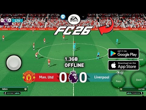 NEW MOD FC26 APK OBB DATA OFFLINE GRAPHICS PS5 MENU FIFA 16 MOD FC26 MOBILE ANDROID 11-16 2GB RAM