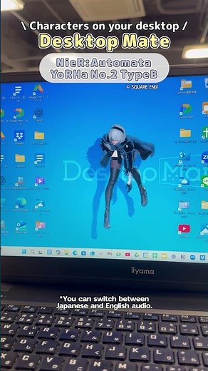 Desktop Mate Animation Showcase: NieR:Automata YoRHa No.2 TypeB (2B)