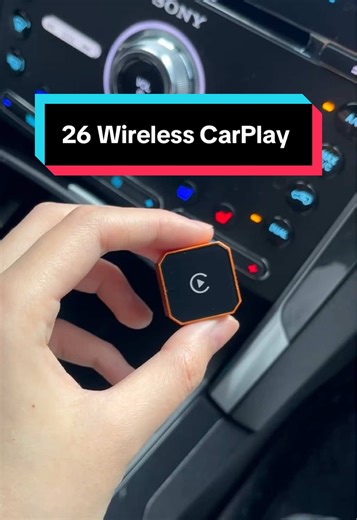 Effortless wireless CarPlay connection—adapter that works in seconds#Aimoon #car #wirelesscarplay #tiktokshopjumpstarsale #ios26