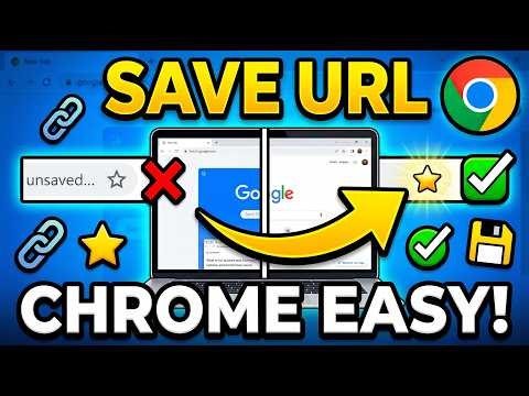 How to Save URL in Google Chrome