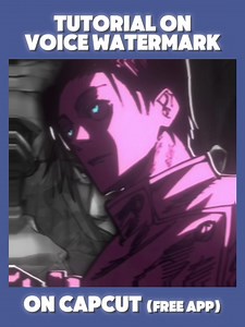 voice watermark tutorial on capcut || #capcut #capcutpioneer #editingtutorial #slax intro cr: @slaxeditz