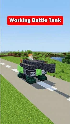 Minecraft Tank Build Tutorial 🤯