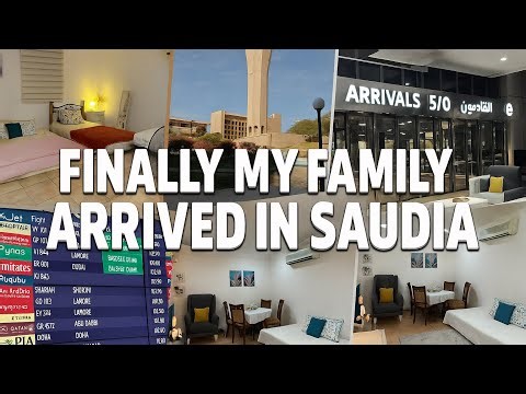 Finally my family arrived in Saudi Arabia 🇸🇦 😍 | Airport to Home | Desert Diaries Ep. 1