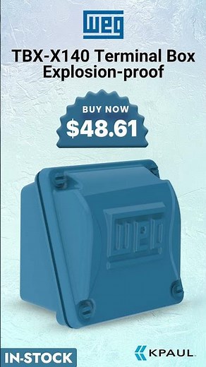 In Stock | WEG TBX-X140 Explosion-Proof Terminal Box | Authorized Distributor | KPaul-Veteran Owned