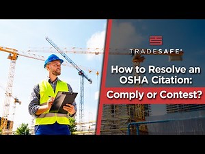 What you should do after you receive an OSHA Citation