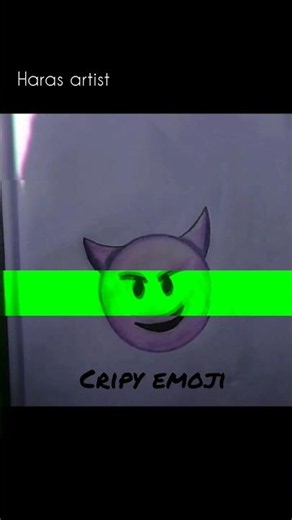 Drawing The Most Evil Emoji Ever! 😈🔥 #Shorts