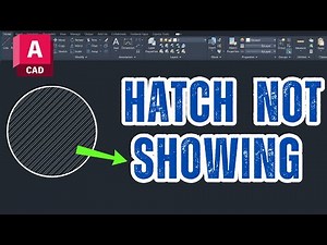 AutoCAD hatch not showing