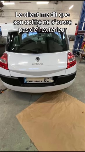 Mon coffre ne s’ouvre pas depuis l’extérieur #carrosserie #reparation #tutorials #astuce #auto