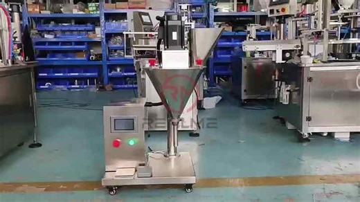 Factory Supply Screw Powder Measuring Bagging Machine Weighing Electric Semi-Automatic Weighing Mini Powder Filling Machine