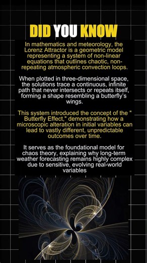 The Butterfly Effect Explained (It's NOT What You Think) 😲 | Lorenz Attractor Chaos Theory
