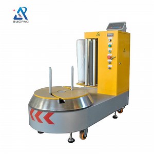 [Hot Item] Film Stretch Baggage Carton Wrapper Airport Luggage Wrapping Machine