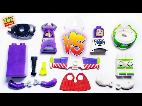 Lego Buzz Lightyear vs Zurg Fight Scene | Toy Story 2