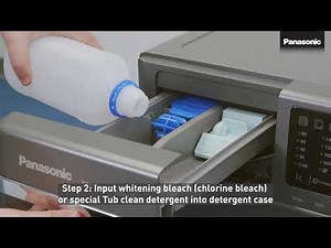 Panasonic Front Load Washers Maintenance - Tub Clean