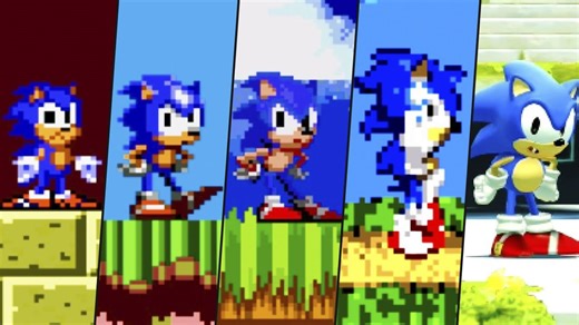 All Sonic idle animations