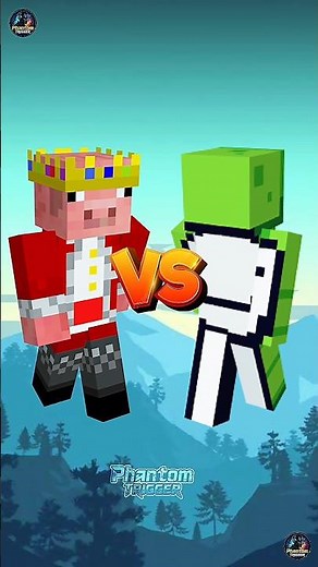 Technoblade VS Dream : Who Is The Strongest? 🤯🔥 #viral #shorts #fyp