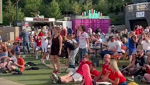 9K views · 162 reactions | It's 1-0 England and they're loving it at Dreamland! ❤️ Russo is also on with 20 minutes to play... | KentOnline News | Facebook