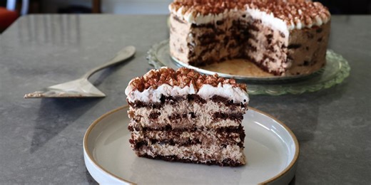 Mocha Chip Icebox Cake