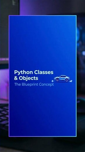 Python Classes vs Objects: The Blueprint Analogy #Python #coding #tech #programming