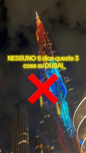 Nessuno ti racconta queste 3 cose su Dubai 😱