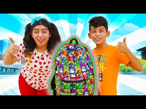 Jason plays fun activities with a magic backpack | Jason Vlogs