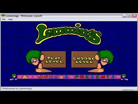 Lemmings '95 gameplay (PC Game, 1996)
