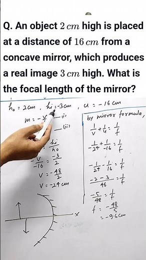 Class 10 Physics numerical | Reflection and Refraction class 10